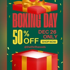 BOKING DAY ONLY 50% OFF DEC 26